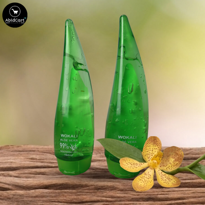 Natural Aloe Vera Skin Soothing Gel 99% - 160ml | Moisturizing & Calming Gel for All Skin Types. - Abid Cart