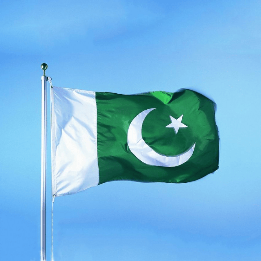 Premium Pakistan Flag - Large Size (3.5 x 5.5 Feet) - Durable Fabric for Outdoor & Indoor Display. - Abid Cart