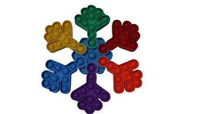 Popits Dino Bubble Fidget Sensory Toy: Stress Reliever for Boys & Girls - Fun Pop Game! in Different Beautiful Designs. - Abid Cart