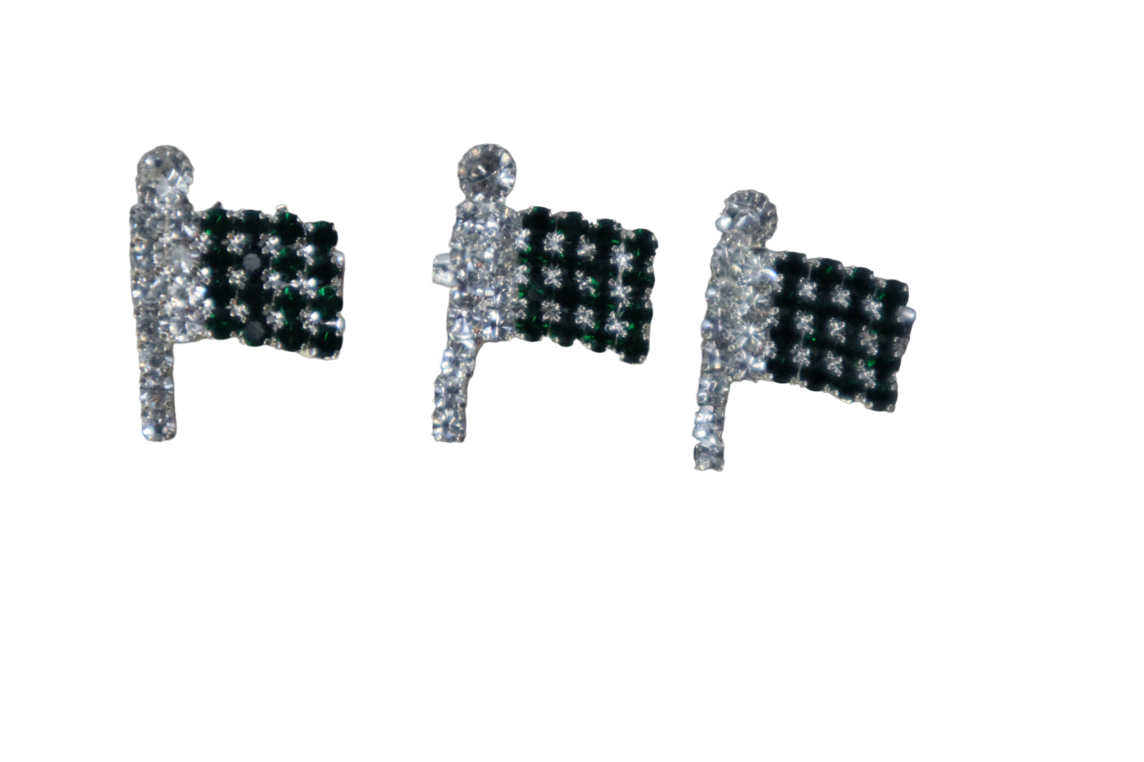 Premium High-Quality Pakistan Flag Small Badge for Shirt - Independence Day Jashan E Azadi 14 August. (Pack of 3 pieces) - Abid Cart