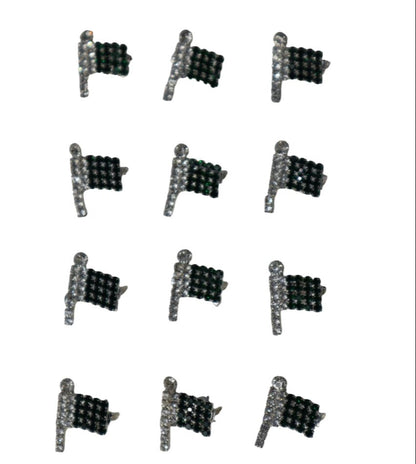 Premium High-Quality Pakistan Flag Small Badge for Shirt - Independence Day Jashan E Azadi 14 August. (Pack of 3 pieces) - Abid Cart