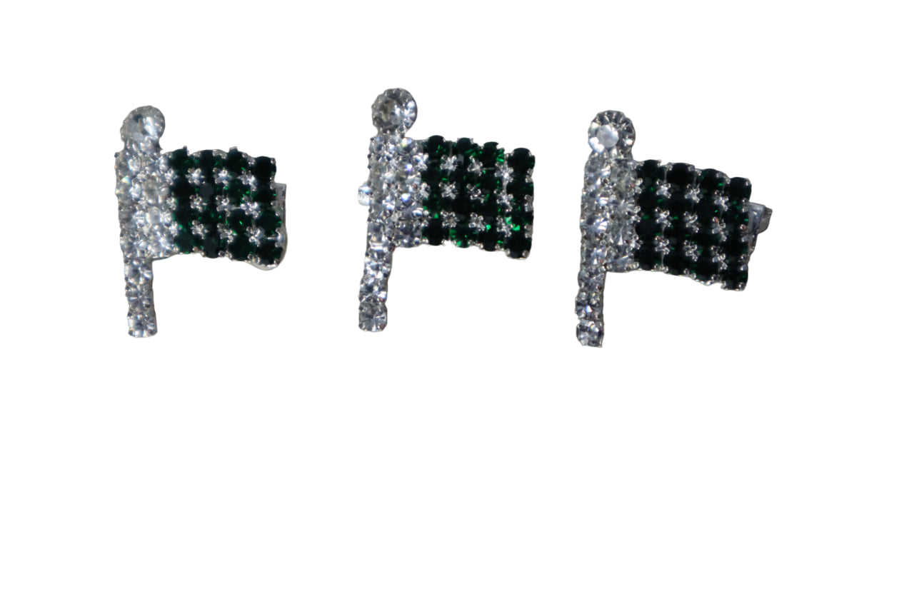 Premium High-Quality Pakistan Flag Small Badge for Shirt - Independence Day Jashan E Azadi 14 August. (Pack of 3 pieces) - Abid Cart
