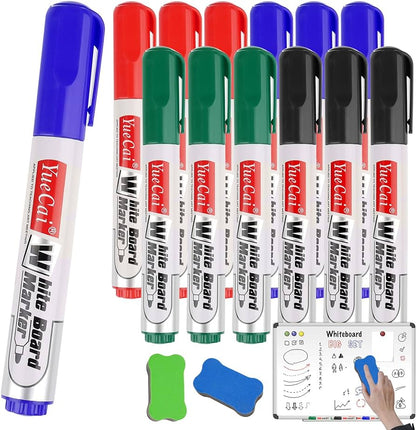 Premium Keyite White Board Marker Black Colour : Ideal for Office, School, University, and Kids' Learning - Easy Refill. - Abid Cart