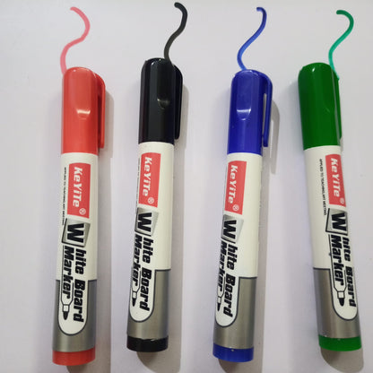 Premium Keyite White Board Marker Black Colour : Ideal for Office, School, University, and Kids' Learning - Easy Refill. - Abid Cart