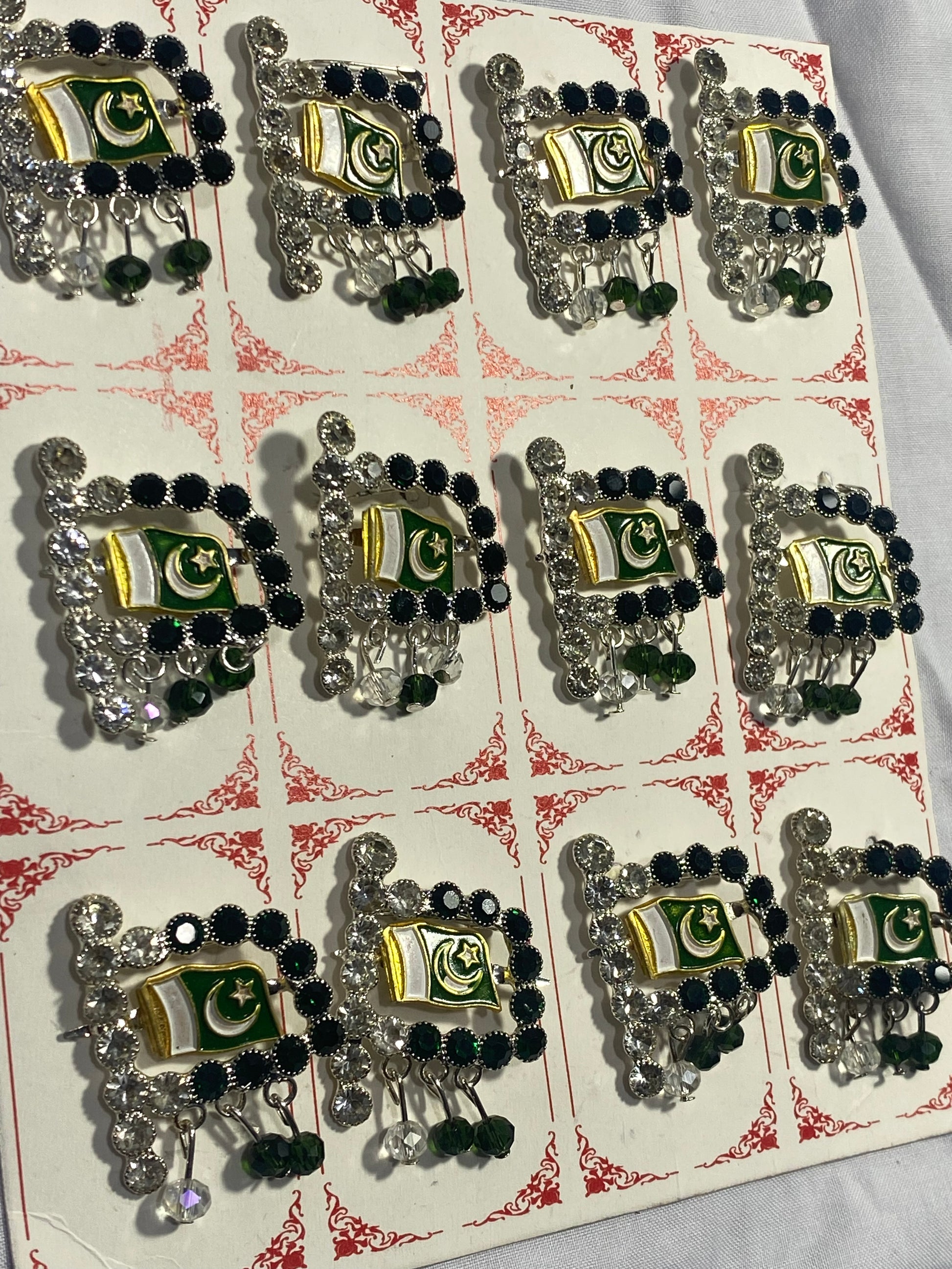 Premium Pakistan Flag Badge – 14 August Independence Day Jashan-e-Azadi Celebration. ( Pack of 2) - Abid Cart