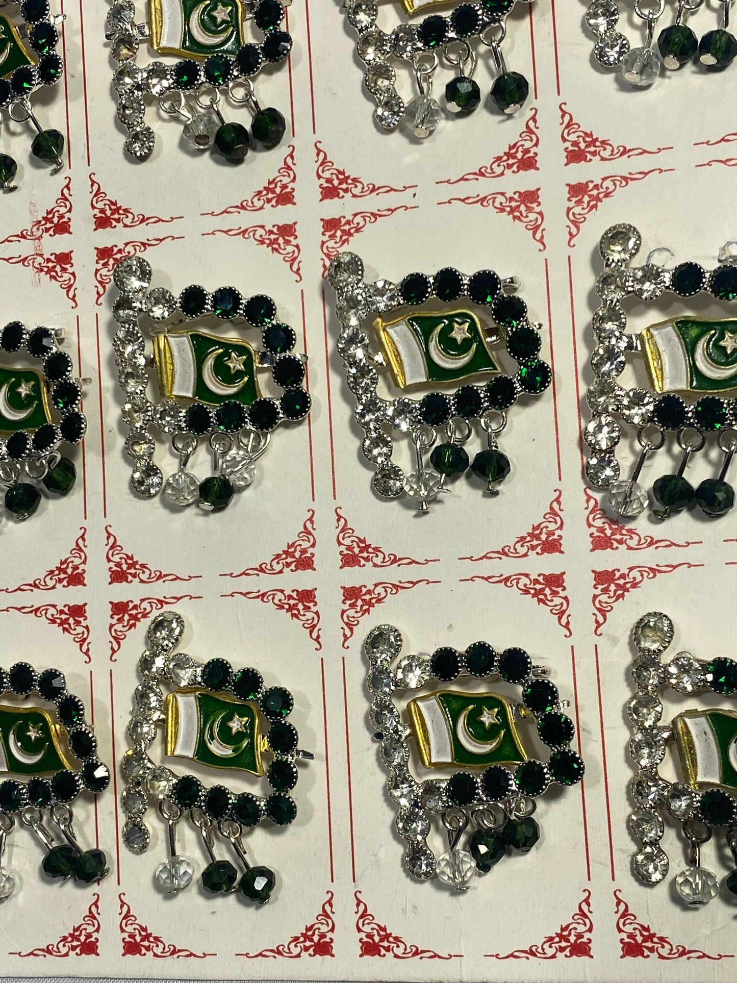 Premium Pakistan Flag Badge – 14 August Independence Day Jashan-e-Azadi Celebration. ( Pack of 2) - Abid Cart