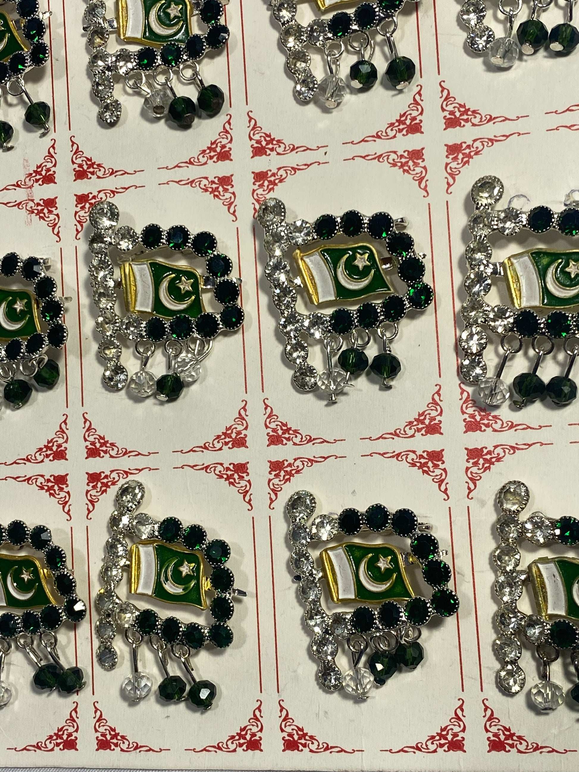 Premium Pakistan Flag Badge – 14 August Independence Day Jashan-e-Azadi Celebration. ( Pack of 2) - Abid Cart