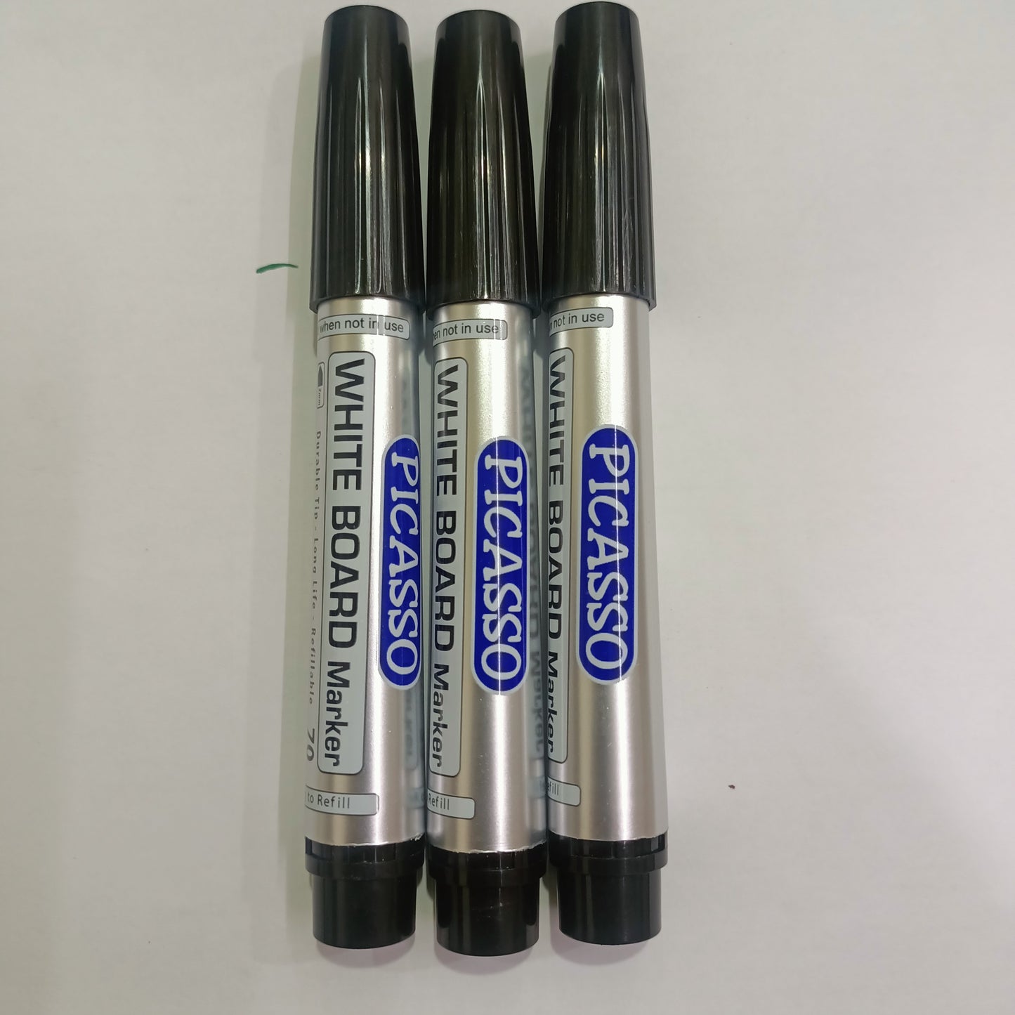 Premium Picasso White Board Marker Black Colour : Ideal for Office, School, University, and Kids' Learning - Easy Refill. - Abid Cart