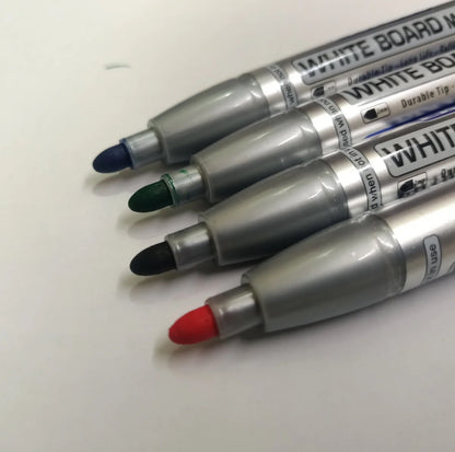 Premium Picasso White Board Marker Black Colour : Ideal for Office, School, University, and Kids' Learning - Easy Refill. - Abid Cart
