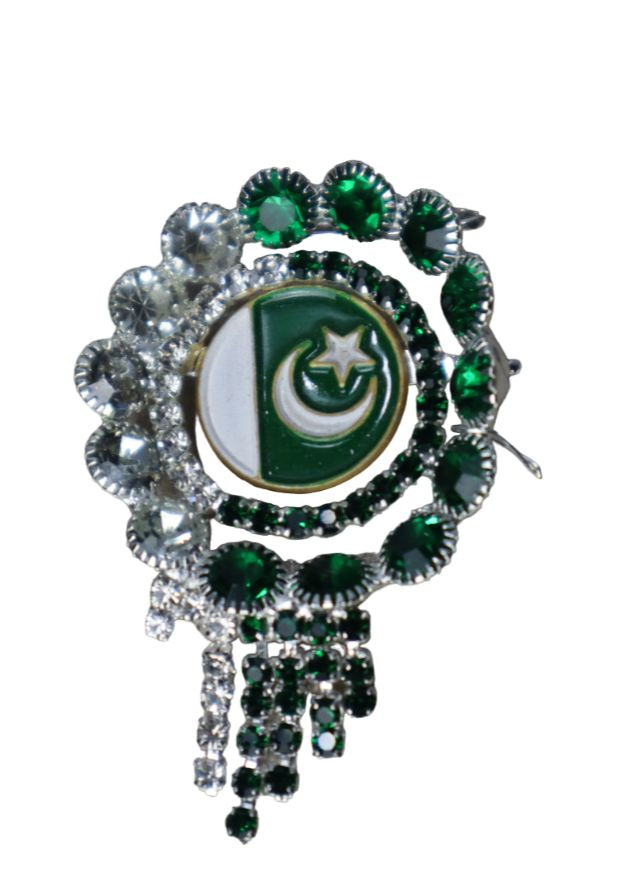 Premium Quality Pakistan Flag Badge for Shirts - Independence Day Jashan E Azadi 14 August Celebration. - Abid Cart
