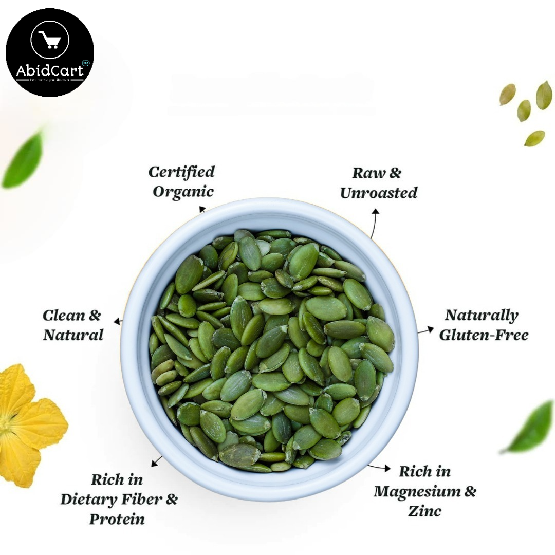 Premium Quality Pumpkin Seeds (Kadu ke Beej) – 100 Grams | Healthy Snack, Rich in Protein, Fiber & Essential Nutrients. - Abid Cart