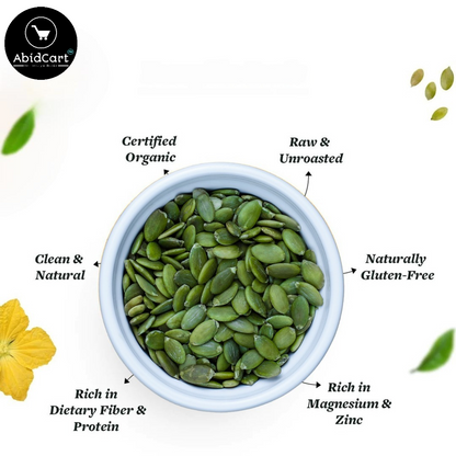 Premium Quality Pumpkin Seeds (Kadu ke Beej) – 100 Grams | Healthy Snack, Rich in Protein, Fiber & Essential Nutrients. - Abid Cart