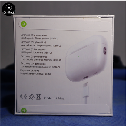 Premium Wireless Earbuds 2nd Gen with Bluetooth, ANC, Noise Cancellation, High Bass Sound, Buzzer & USB-C Charging Case.