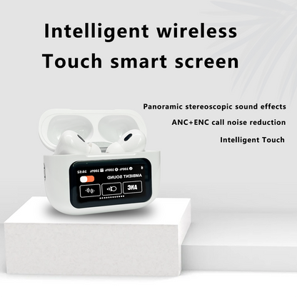 Premium Touch Screen ANC/ENC Wireless Earbuds - Bluetooth Noise Cancelling HiFi Stereo Headphones for Clear Sound & Ultimate Comfort. - Abid Cart