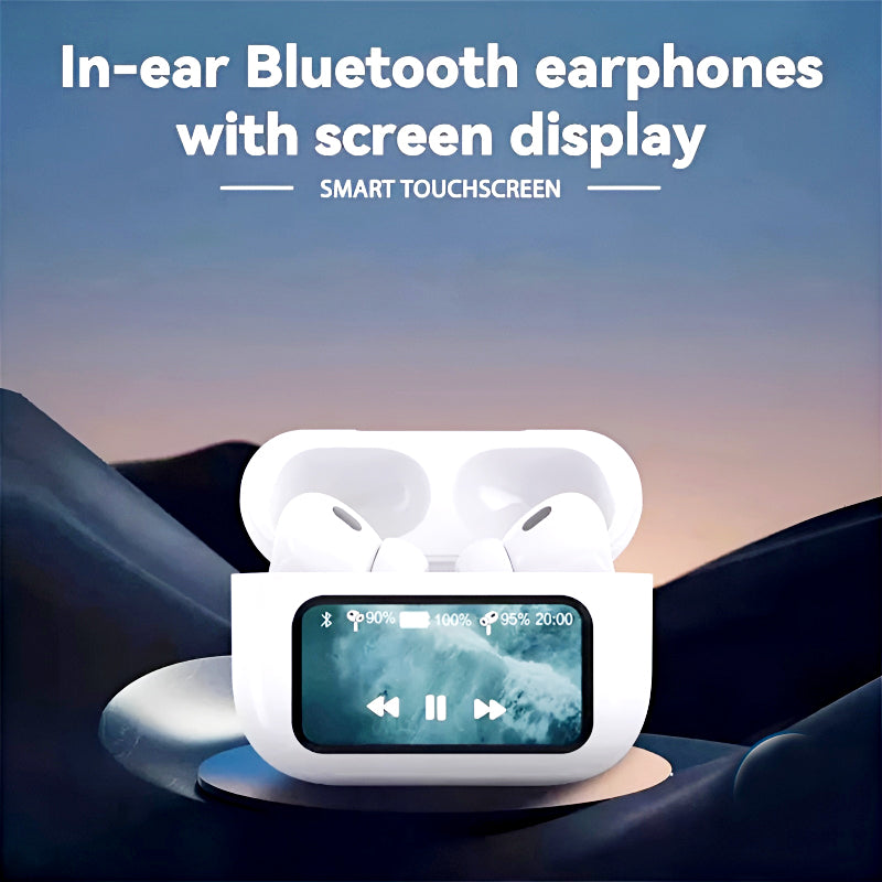 Premium Touch Screen ANC/ENC Wireless Earbuds - Bluetooth Noise Cancelling HiFi Stereo Headphones for Clear Sound & Ultimate Comfort. - Abid Cart