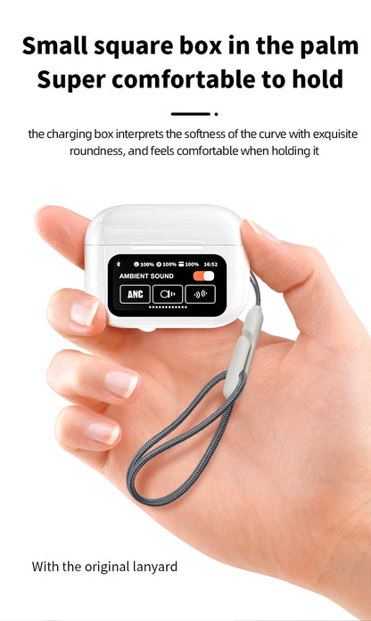 Premium Touch Screen ANC/ENC Wireless Earbuds - Bluetooth Noise Cancelling HiFi Stereo Headphones for Clear Sound & Ultimate Comfort. - Abid Cart