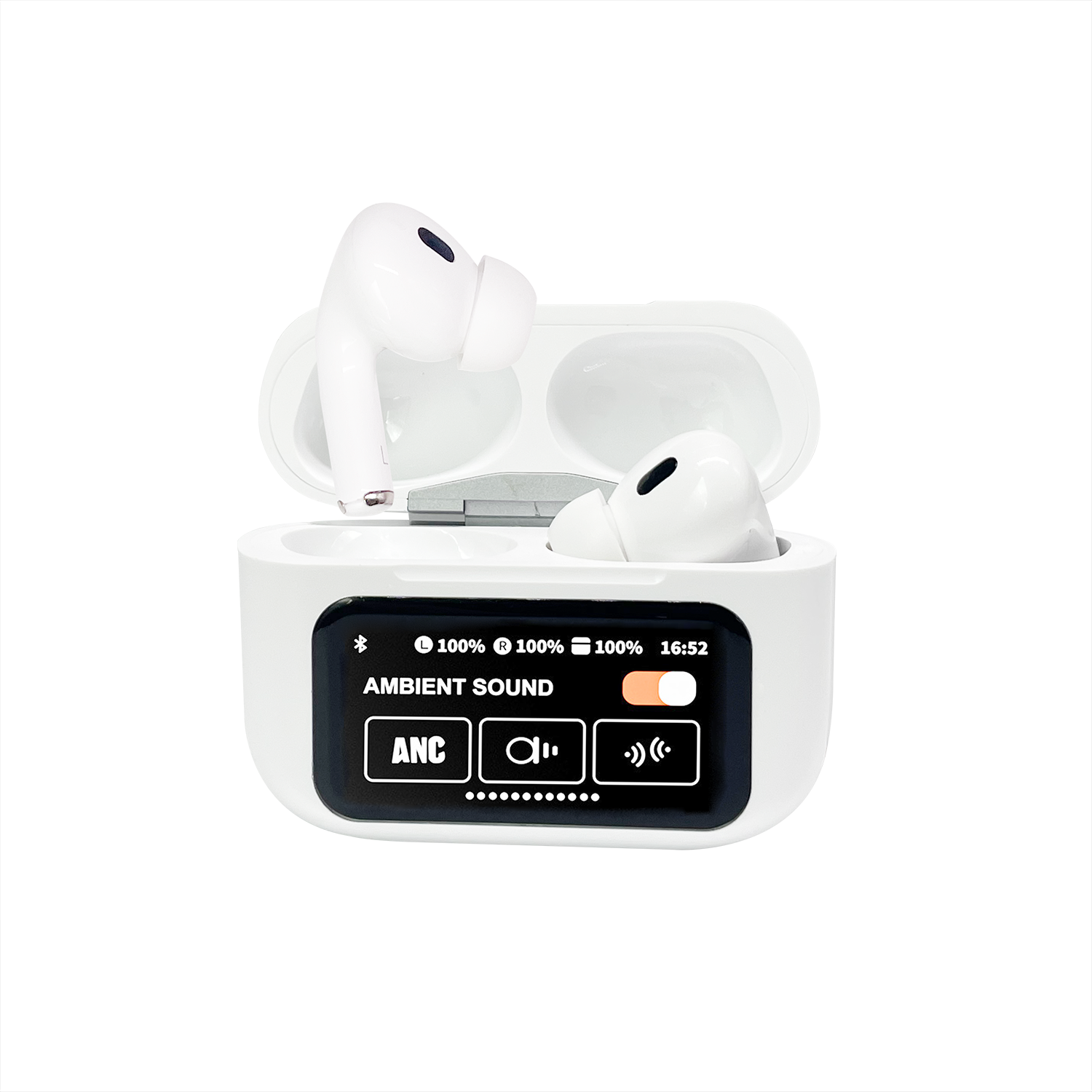 Premium Touch Screen ANC/ENC Wireless Earbuds - Bluetooth Noise Cancelling HiFi Stereo Headphones for Clear Sound & Ultimate Comfort. - Abid Cart