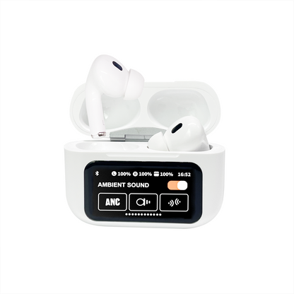 Premium Touch Screen ANC/ENC Wireless Earbuds - Bluetooth Noise Cancelling HiFi Stereo Headphones for Clear Sound & Ultimate Comfort. - Abid Cart