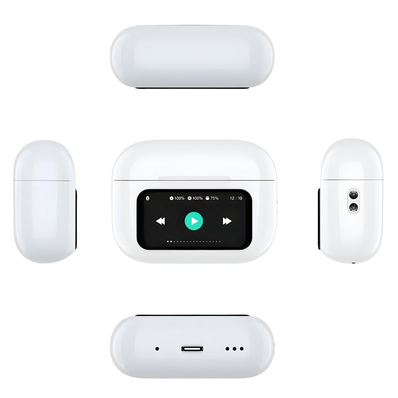 Premium Touch Screen ANC/ENC Wireless Earbuds - Bluetooth Noise Cancelling HiFi Stereo Headphones for Clear Sound & Ultimate Comfort. - Abid Cart