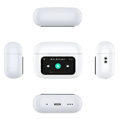 Premium Touch Screen ANC/ENC Wireless Earbuds - Bluetooth Noise Cancelling HiFi Stereo Headphones for Clear Sound & Ultimate Comfort. - Abid Cart