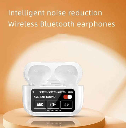 Premium Touch Screen ANC/ENC Wireless Earbuds - Bluetooth Noise Cancelling HiFi Stereo Headphones for Clear Sound & Ultimate Comfort. - Abid Cart