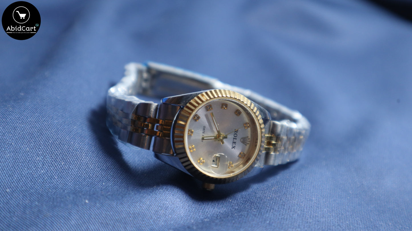 Rolex Lady-Datejust 28mm Two-Tone Steel & Gold Women's Watch - AbidCart Luxury Timepiece. - Abid Cart