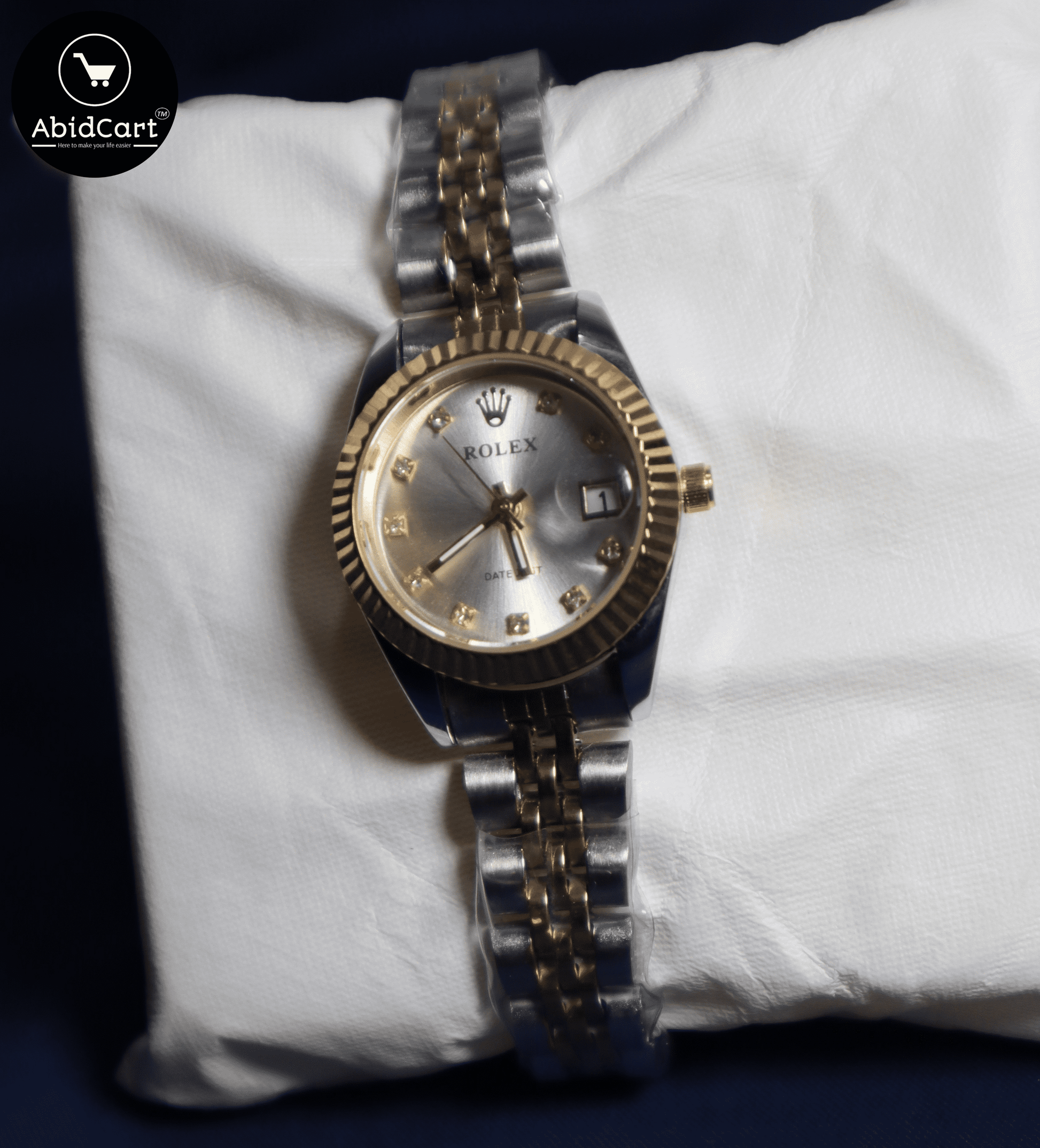 Rolex Lady-Datejust 28mm Two-Tone Steel & Gold Women's Watch - AbidCart Luxury Timepiece. - Abid Cart