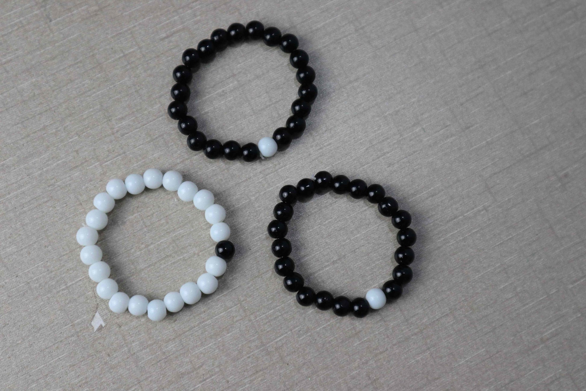 Stylish Black & White 2 pieces in Pack Bracelets - Celebrate 14 August Independence Day in Style!. - Abid Cart