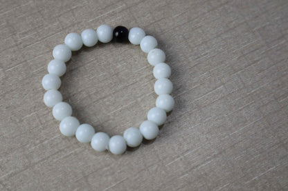 Stylish Black & White 2 pieces in Pack Bracelets - Celebrate 14 August Independence Day in Style!. - Abid Cart