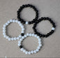 Stylish Black & White 2 pieces in Pack Bracelets - Celebrate 14 August Independence Day in Style!. - Abid Cart