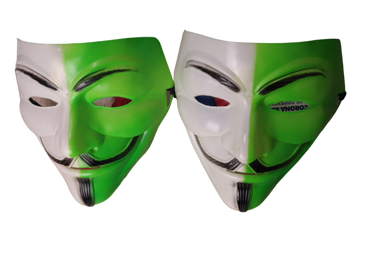 Stylish Pakistan Flag Face Mask - Durable Plastic Design. - Abid Cart