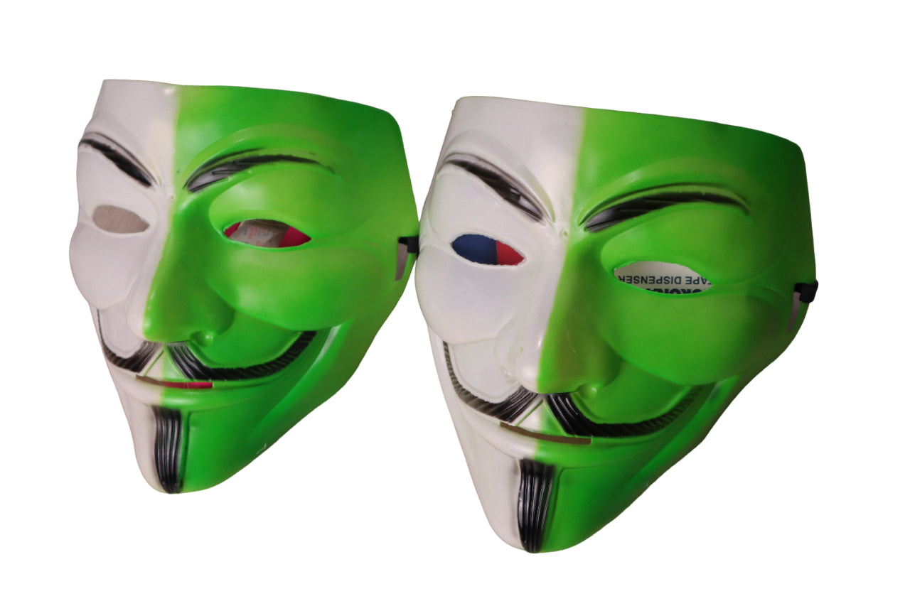 Stylish Pakistan Flag Face Mask - Durable Plastic Design. - Abid Cart