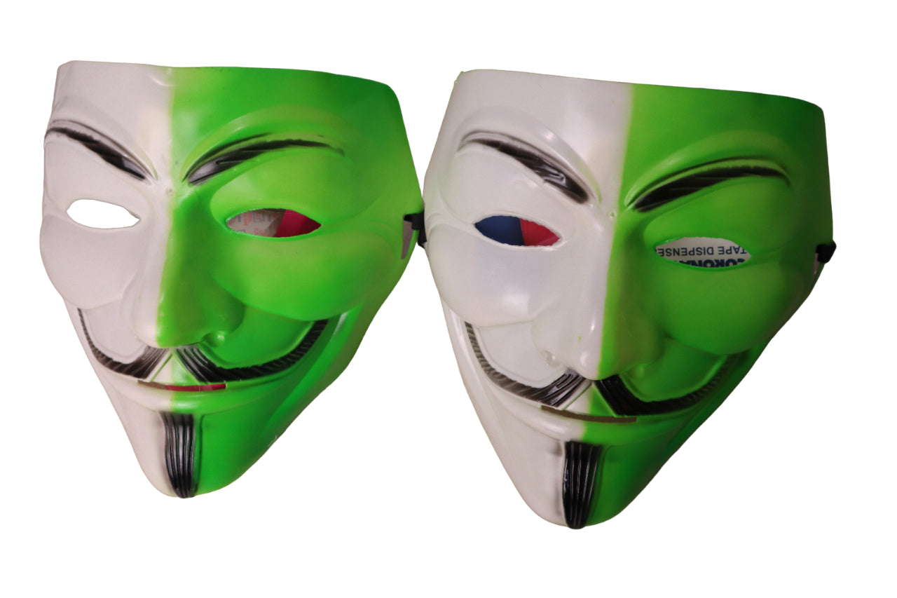 Stylish Pakistan Flag Face Mask - Durable Plastic Design. - Abid Cart