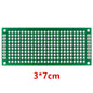 Universal Green PCB Prototype Board - Double-Sided Protoboard Kit (2x8, 3x7, 4x6, 5x7, 7x9CM) for DIY Electronics. - Abid Cart