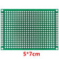 Universal Green PCB Prototype Board - Double-Sided Protoboard Kit (2x8, 3x7, 4x6, 5x7, 7x9CM) for DIY Electronics. - Abid Cart