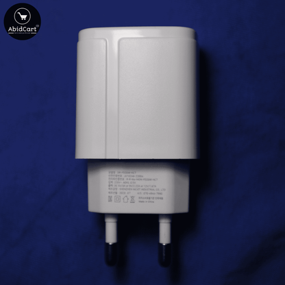DRION PD20W C-Type Fast Travel Charger - Compact & Powerful 1-Port USB-C Charging Adapter for Quick Device Charging.
