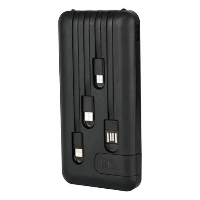 J Cell 10000mAh Power Bank – 4-in-1 Compact Portable Charger for All Devices, Original Design, Fast Charging. - Abid Cart