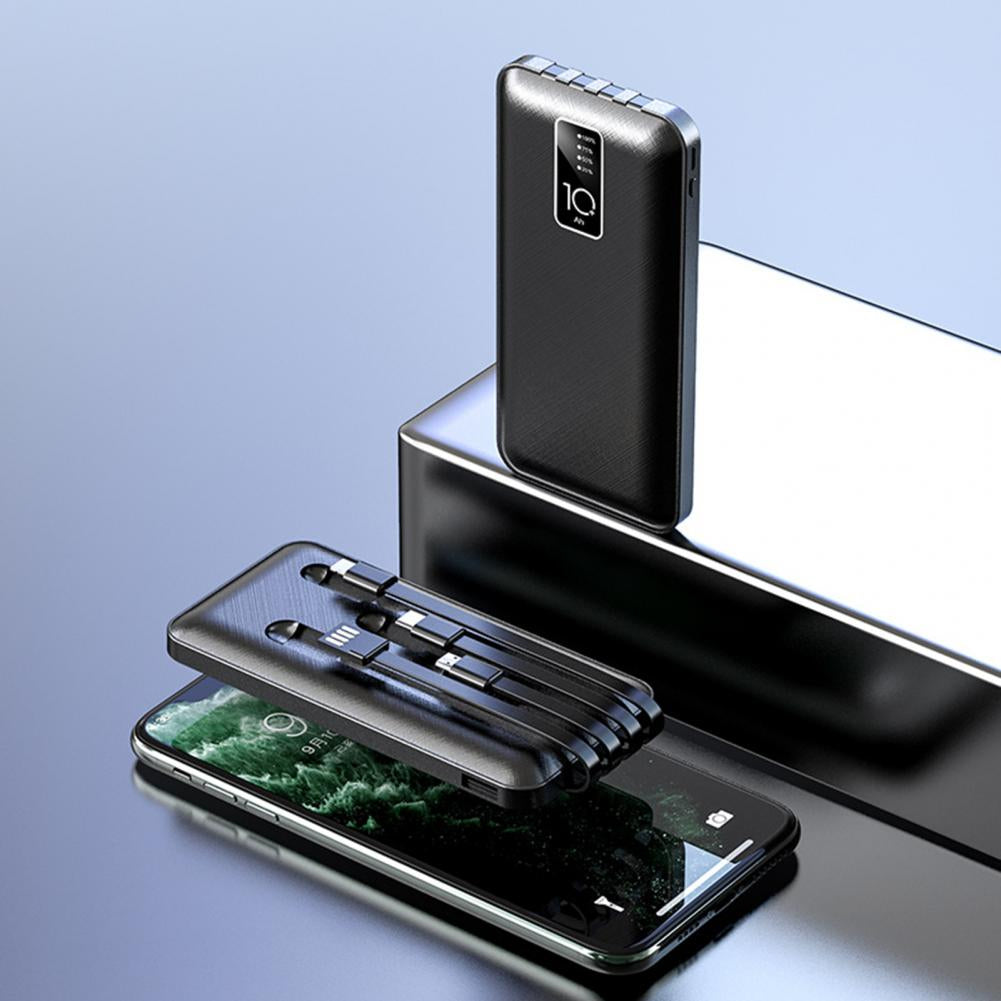 J Cell 10000mAh Power Bank – 4-in-1 Compact Portable Charger for All Devices, Original Design, Fast Charging. - Abid Cart