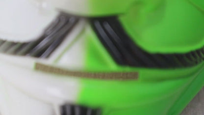 Stylish Pakistan Flag Face Mask - Durable Plastic Design.