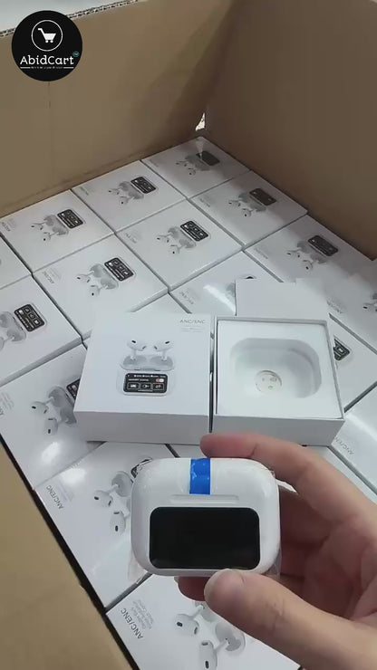 Premium Touch Screen ANC/ENC Wireless Earbuds - Bluetooth Noise Cancelling HiFi Stereo Headphones for Clear Sound & Ultimate Comfort.