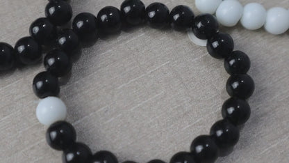Stylish Black & White 2 pieces in Pack Bracelets - Celebrate 14 August Independence Day in Style!.