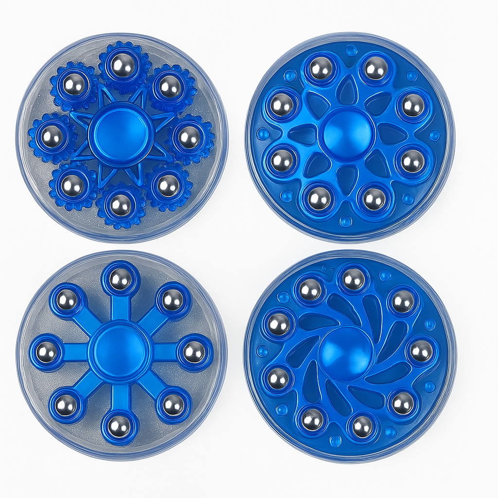 Star Shape Metal Hand Fidget Spinner: Ultimate Stress Reducer Toy for Focus and Relaxation. - Abid Cart