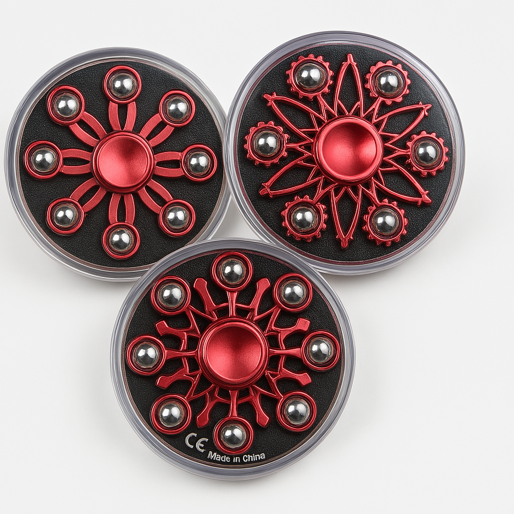 Star Shape Metal Hand Fidget Spinner: Ultimate Stress Reducer Toy for Focus and Relaxation. - Abid Cart