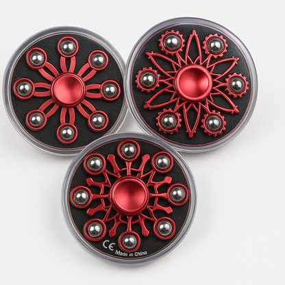 Star Shape Metal Hand Fidget Spinner: Ultimate Stress Reducer Toy for Focus and Relaxation. - Abid Cart