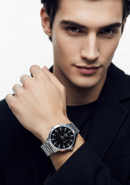 GD Grand QUARTZ Luxury Men's Watch - Elegant Timepiece with Precision Quartz Movement. - Abid Cart
